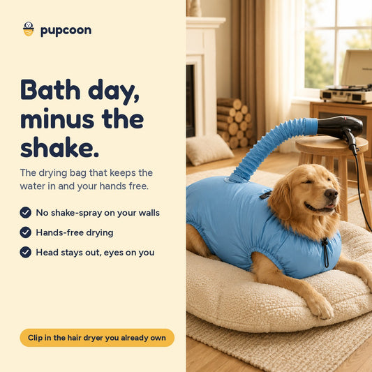 The Pupcoon Drying Bag