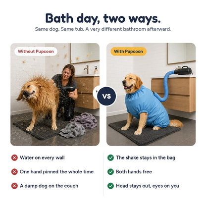 The Pupcoon Drying Bag